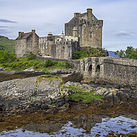 Buy canvas prints of Eilean Donan Castle in the Scottish Highlands by Arterra 