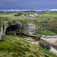 Buy canvas prints of Smoo Cave near Durness, Scotland by Arterra 