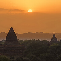 Buy canvas prints of Buddhist Temples in Ancient City Bagan, Myanmar by Arterra 