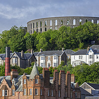 Buy canvas prints of McCaig's Tower on Battery Hill at Oban by Arterra 