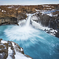 Buy canvas prints of Aldeyjarfoss Waterfall in Iceland by Arterra 