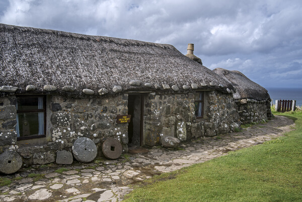 Thatched Cottages at Kilmuir, Isle of Skye, Scotla Picture Board by Arterra 