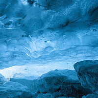 Buy canvas prints of Blue Ice Cave, Iceland by Arterra 