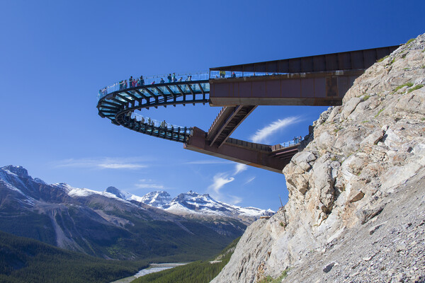 Glacier Skywalk in Jasper National Park, Canada Picture Board by Arterra 