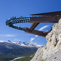 Buy canvas prints of Glacier Skywalk in Jasper National Park, Canada by Arterra 