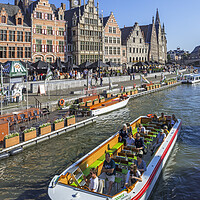 Buy canvas prints of The City Ghent, Flanders, Belgium by Arterra 