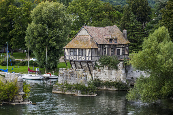 Old Mill / Vieux Moulin de Vernon, France Picture Board by Arterra 