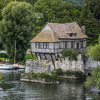 Buy canvas prints of Old Mill / Vieux Moulin de Vernon, France by Arterra 