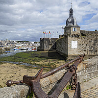 Buy canvas prints of Old Anchor at Concarneau in Finistère, Brittany, France by Arterra 
