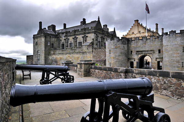 Cannons at Stirling Castle, Scotland Picture Board by Arterra 