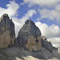 Buy canvas prints of Tre Cime di Lavaredo / Drei Zinnen in the Dolomite by Arterra 