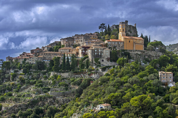The Old Town Èze-Village at the Côte d'Azur, Franc Picture Board by Arterra 