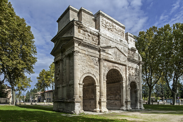 Arc de triomphe at Orange in the Vaucluse, France Picture Board by Arterra 
