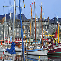 Buy canvas prints of The Old Port at Honfleur, Normandy, France by Arterra 