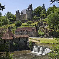 Buy canvas prints of Château de la Forge at Savignac-Lédrier, Dordogne by Arterra 