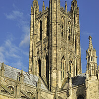 Buy canvas prints of Bell Harry Tower of Canterbury Cathedral, Kent by Arterra 
