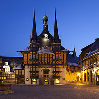 Buy canvas prints of Wernigerode Town Hall by Arterra 