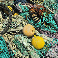 Buy canvas prints of Fishing Nets  by Arterra 