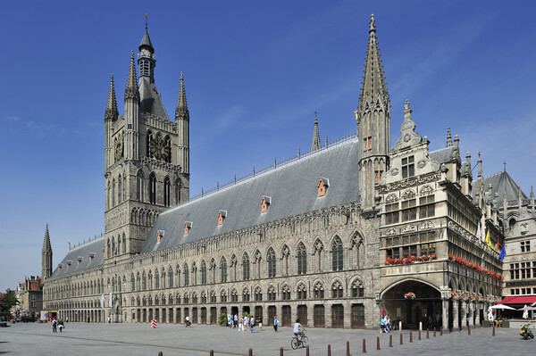 Cloth Hall and Belfry at Ypres, Belgium Picture Board by Arterra 