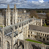 Buy canvas prints of All Souls College in Oxford by Arterra 