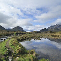 Buy canvas prints of Red and Black Cuillins, Isle of Skye, Scotland by Arterra 