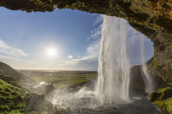 Seljalandsfoss Waterfall, South Iceland Picture Board by Arterra 