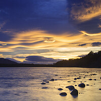 Buy canvas prints of Loch Morlich at Sunset, Scotland by Arterra 
