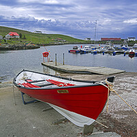 Buy canvas prints of Sixareen at Vidlin, Shetland Islands by Arterra 
