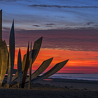 Buy canvas prints of Omaha Beach Monument Les Braves, Normandy by Arterra 
