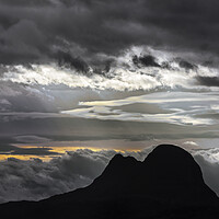 Buy canvas prints of Storm Clouds and Suilven, Scotland by Arterra 