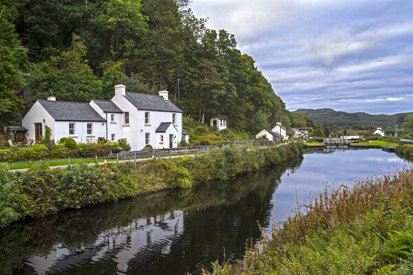 Cairnbaan and the Crinan Canal, Scotland Picture Board by Arterra 