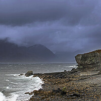 Buy canvas prints of Storm Couds over the Cuillin Hills, Skye, Scotland by Arterra 