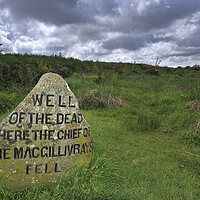Buy canvas prints of Well of the Dead, Culloden, Scotland by Arterra 