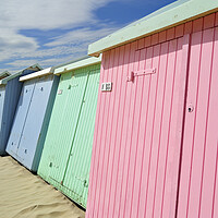 Buy canvas prints of Colourful Beach Huts by Arterra 