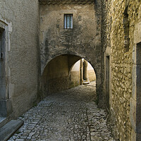 Buy canvas prints of Medieval Alley in Banon, Provence by Arterra 