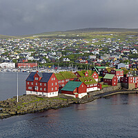 Buy canvas prints of Torshavn, Faroe Islands by Arterra 