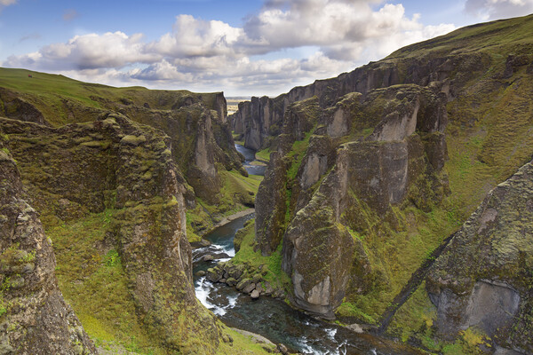 Fjadrargljufur Canyon, Iceland Picture Board by Arterra 