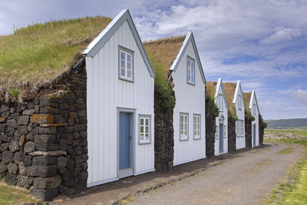Grenjadarstadur Sod Houses, Iceland Picture Board by Arterra 