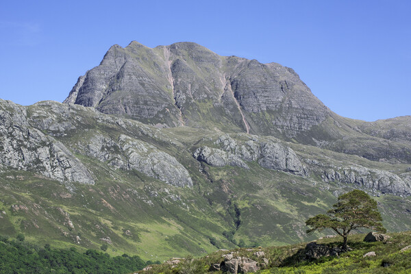 The Mountain Slioch, Scotland Picture Board by Arterra 