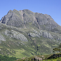 Buy canvas prints of The Mountain Slioch, Scotland by Arterra 