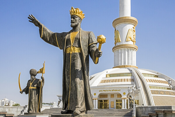 Independence Monument, Ashgabat, Turkmenistan Picture Board by Arterra 