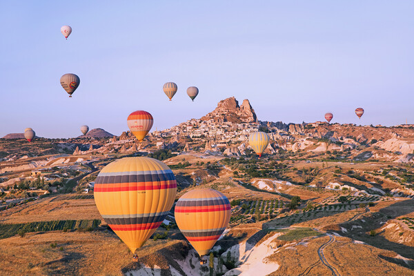 Hot Air Balloons at Cappadocia Picture Board by Arterra 