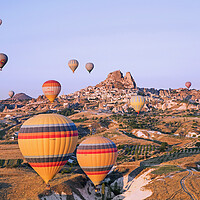 Buy canvas prints of Hot Air Balloons at Cappadocia by Arterra 