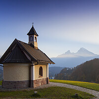 Buy canvas prints of Chapel at at Lockstein in Berchtesgaden, Bavaria by Arterra 