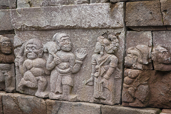 Relief at Candi Sukuh, Javanese Hindu Temple Picture Board by Arterra 