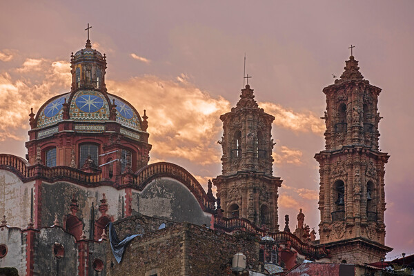 Church of Santa Prisca at Taxco de Alarcon, Guerrero, Mexico Picture Board by Arterra 