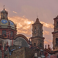 Buy canvas prints of Church of Santa Prisca at Taxco de Alarcon, Guerrero, Mexico by Arterra 