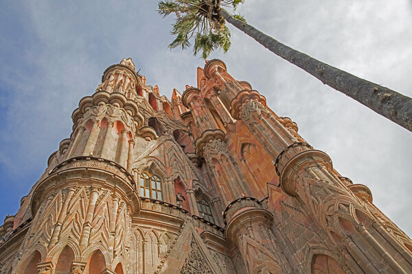 Parroquia de San Miguel Arcangel in San Miguel de Allende, Mexico Picture Board by Arterra 