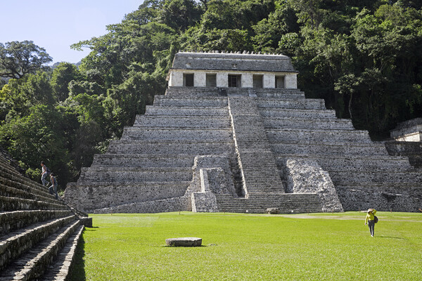 Temple of the Inscriptions at Palenque, Mexico Picture Board by Arterra 