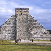 Buy canvas prints of Kukulcan Temple at Chichen Itza, Yucatan, Mexico by Arterra 